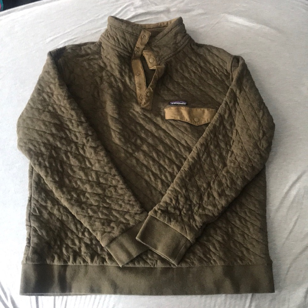 Patagonia quarter snap quilted jacket